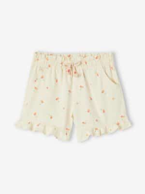 Vertbaudet Mädchen Shorts mit Volants