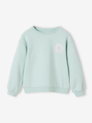 Vertbaudet Mädchen Sweatshirt mit Print Basics Oeko-Tex