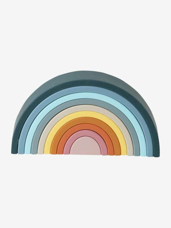 Vertbaudet Stapel-Regenbogen aus Silikon