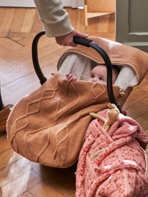 Vertbaudet Strick-Fußsack für Babyschalen