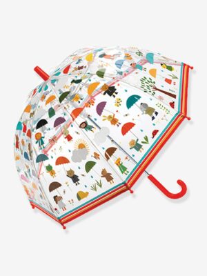 Djeco Transparenter Kinder Regenschirm IM REGEN DJECO