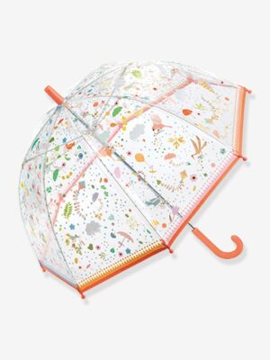 Djeco Transparenter Kinder Regenschirm KLEINE FREUDEN DJECO