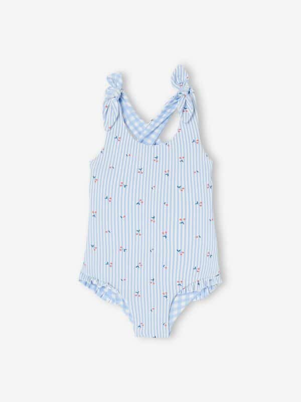 Vertbaudet Wendbarer Mädchen Baby Badeanzug