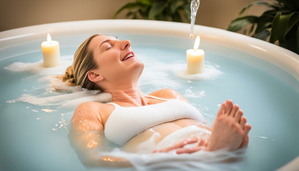 Hydrotherapie bei der Wassergeburt