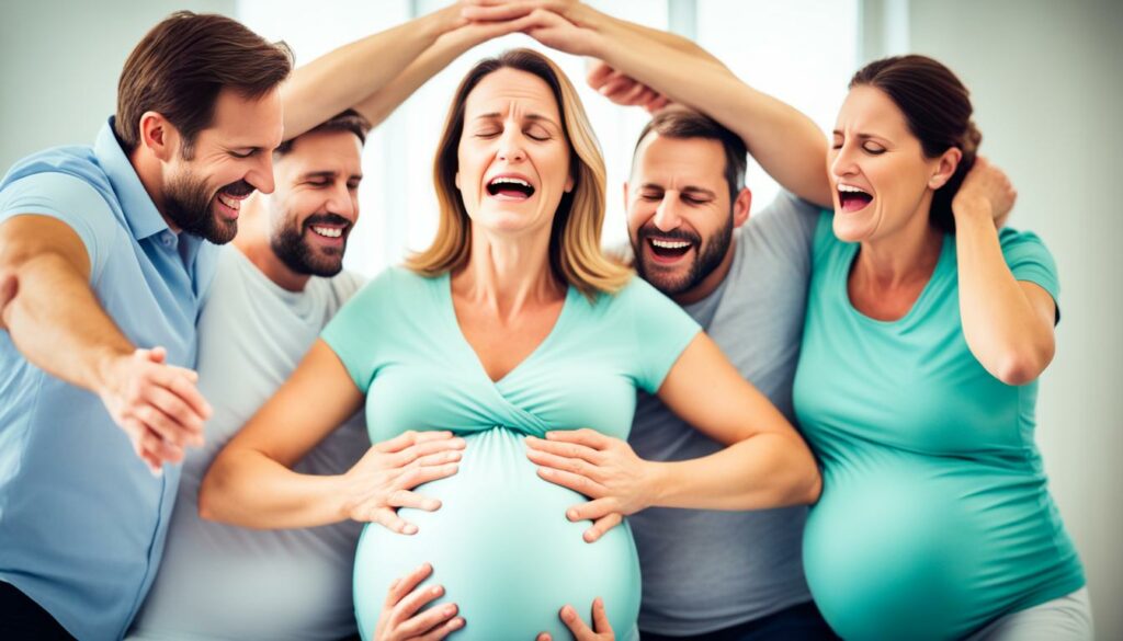 emotionale Unterstützung bei der Geburt