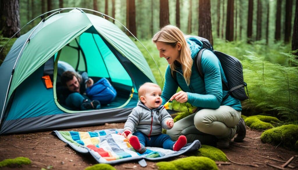 Camping mit Baby Herausforderungen