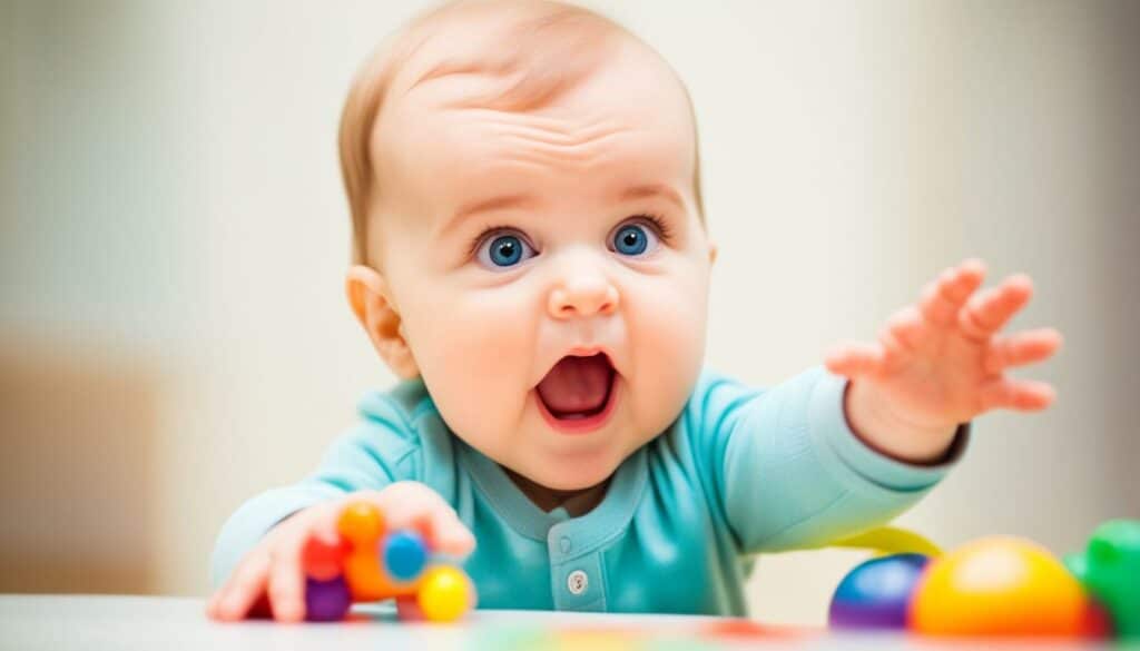 baby grab objects